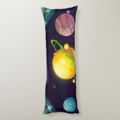 Coussins Longs Motif d'espace (Dos (Vertical))