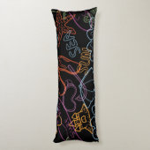 Coussins Longs Motif d'été (Dos (Vertical))