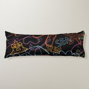 Coussins Longs Motif d'été