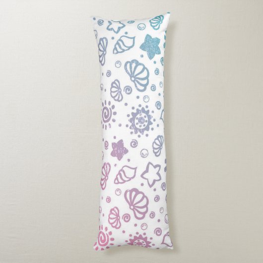 Coussins Longs Motif d'été (Dos (Vertical))