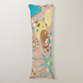 Coussins Longs Motif d'été (Devant (Vertical))