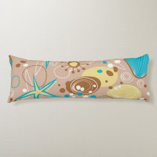 Coussins Longs Motif d'été (Devant)