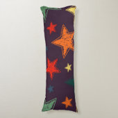 Coussins Longs Motif d'étoiles (Devant (Vertical))