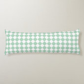 Coussins Longs Motif diamant Green White Checker (Devant)