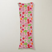 Coussins Longs motif d'illustration de cuisine de fruit (Devant (Vertical))