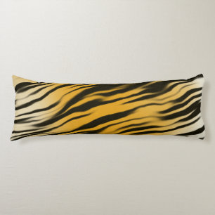 Coussins Longs Motif d'impression de bandes de tigres classiques