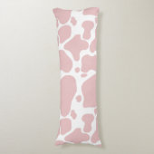 Coussins Longs Motif D'Impression De Vache Rose Pour Les Amateurs (Devant (Vertical))