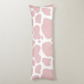Coussins Longs Motif D'Impression De Vache Rose Pour Les Amateurs (Dos (Vertical))