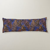 Coussins Longs Motif d'impression Leopard et Zebra (Dos)