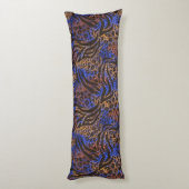 Coussins Longs Motif d'impression Leopard et Zebra (Dos (Vertical))