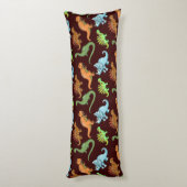 Coussins Longs Motif Dinosaures (Dos (Vertical))