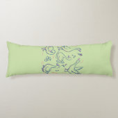 Coussins Longs Motif d'oie drôle (Devant)