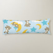 Coussins Longs Motif D'Ours, Mignonnes Ours, Nounours, Étoiles (Dos)