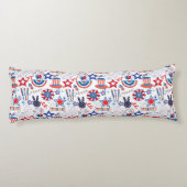 Coussins Longs motif du 4 juillet 01x4 (Dos)