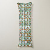 Coussins Longs Motif du bloc des animaux des bois (Devant (Vertical))