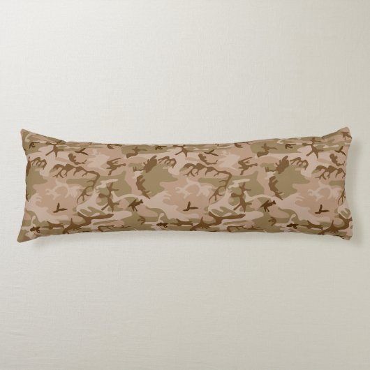 Coussins Longs Motif du Camouflage du désert, Motif militaire, Ar (Devant)