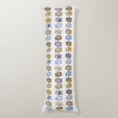 Coussins Longs motif d'un ours de nounours de jouet (Devant (Vertical))