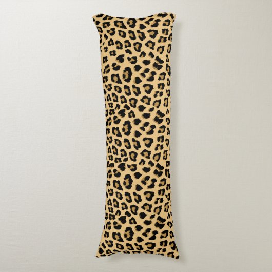 Coussins Longs Motif Empreinte de léopard (Devant (Vertical))