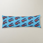 Coussins Longs Motif Enfants Biplane Customisé (Dos)