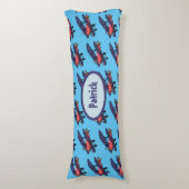 Coussins Longs Motif Enfants Biplane Customisé (Devant (Vertical))