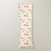 Coussins Longs Motif esquissé de cocktail (Devant (Vertical))