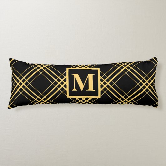Coussins Longs Motif et monogramme (Devant)