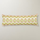 Coussins Longs Motif ethnique branché d'Ikat en blanc pour Custom (Dos)