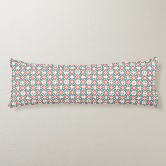 Coussins Longs Motif ethnique multicolore (Devant)