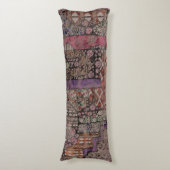Coussins Longs Motif Ethno Abstrait - Folklore Art 1 (Devant (Vertical))