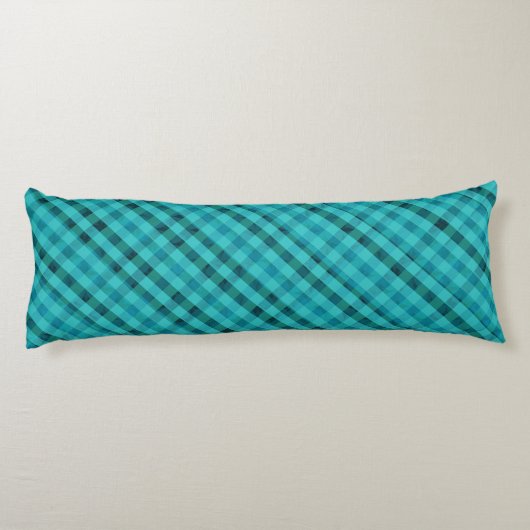 Coussins Longs Motif fait sur commande terriblement turquoise de (Dos)