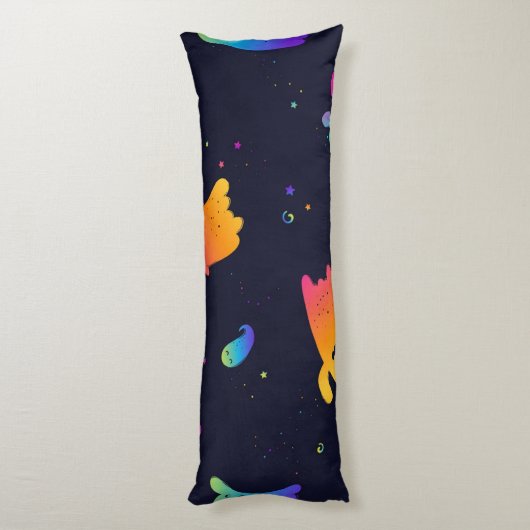 Coussins Longs Motif fantôme (Dos (Vertical))