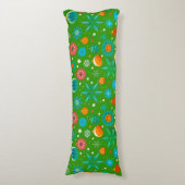 Coussins Longs Motif festif de Noël vibrant (Devant (Vertical))