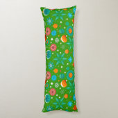 Coussins Longs Motif festif de Noël vibrant (Dos (Vertical))