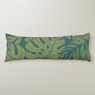 Coussins Longs motif feuille