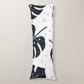 Coussins Longs motif feuille (Devant (Vertical))