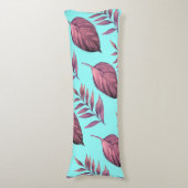 Coussins Longs Motif feuille (Devant (Vertical))