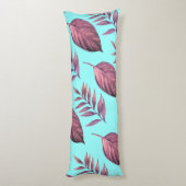 Coussins Longs Motif feuille (Dos (Vertical))