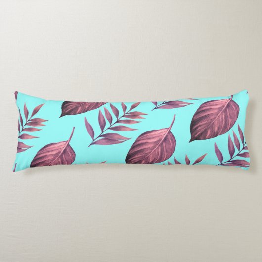 Coussins Longs Motif feuille (Devant)