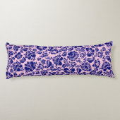 Coussins Longs motif feuille.13.bw Lpink BG (Dos)