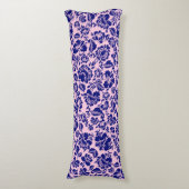 Coussins Longs motif feuille.13.bw Lpink BG (Devant (Vertical))