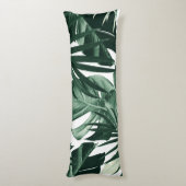 Coussins Longs Motif Feuille de la Jungle tropicale #4 (Dos (Vertical))