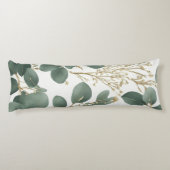 Coussins Longs Motif Feuille de l'Eucalyptus (Dos)