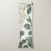 Coussins Longs Motif Feuille de l'Eucalyptus (Devant (Vertical))