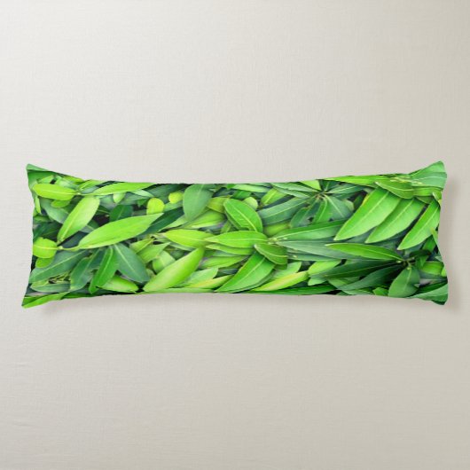 Coussins Longs Motif Feuille verdoyant - Nature Botanique (Devant)