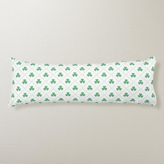 Coussins Longs Motif Feuilles de Trèfle St. Patrick's Day-53224 (Devant)