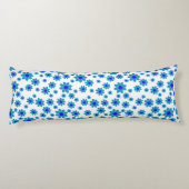 Coussins Longs Motif Fleur Bleue | Motif Daisy (Dos)