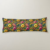 Coussins Longs Motif floral (Dos)