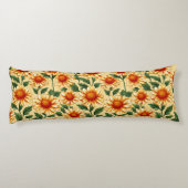 Coussins Longs Motif floral (Dos)