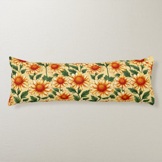 Coussins Longs Motif floral (Devant)