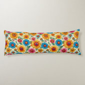 Coussins Longs Motif floral (Dos)